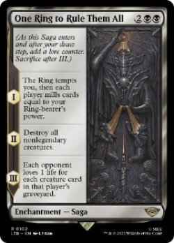 画像1: 【ENG/LTR/FOIL★】一つの指輪は、すべてを統べ/One Ring to Rule Them All