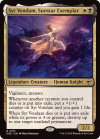 【ENG/EOE】サンスターの模範、ヴォンダム卿/Syr Vondam, Sunstar Exemplar [マルチ] 『R』