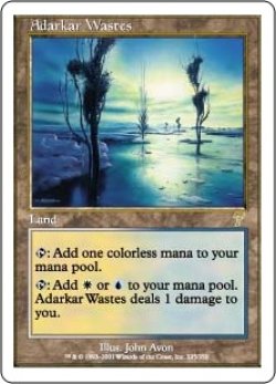 画像1: 【JPN/7ED】アダーカー荒原/Adarkar Wastes