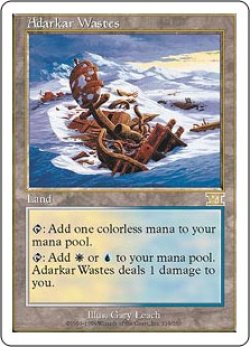 画像1: 【JPN/6ED】アダーカー荒原/Adarkar Wastes