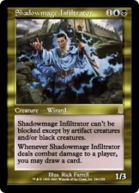 【JPN/ODY】影魔道士の浸透者/Shadowmage Infiltrator【EX-】
