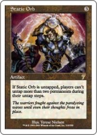 【JPN/7ED】静態の宝珠/Static Orb【EX-】