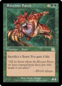 【ENG/ONS】貪欲なるベイロス/Ravenous Baloth【EX-】