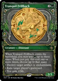 【ENG/MAT-BF/FOIL★】温厚な襞背/Tranquil Frillback [緑] 『R』【ショーケース】