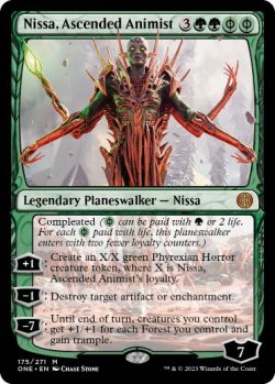 画像1: 【ENG/ONE】向上した精霊信者、ニッサ/Nissa, Ascended Animist [緑] 『M』