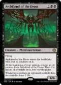 【ENG/ONE/FOIL★】ドロスの魔神/Archfiend of the Dross [黒] 『R』