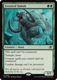 【ENG/EOE】逆上したベイロス/Frenzied Baloth [緑] 『R』