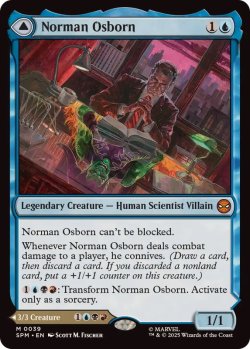 画像1: 【ENG/SPM/FOIL★】ノーマン・オズボーン/Norman Osborn [青] 『M』