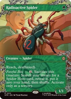 画像1: 【ENG/SPM-BF】放射線を浴びた蜘蛛/Radioactive Spider [緑] 『R』【ボーダーレス】