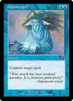 画像1: 【JPN/MMQ/FOIL★】対抗呪文/Counterspell【GD】