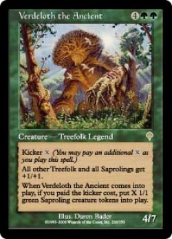 画像1: 【JPN/INV/FOIL★】古木のヴァーデロス/Verdeloth the Ancient