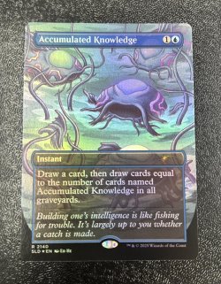 画像1: 【ENG/SLD/FOIL★】蓄積した知識/Accumulated Knowledge