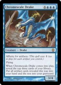 【ENG/DST/FOIL★】金属鱗のドレイク/Chromescale Drake