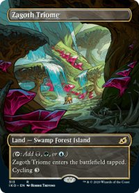【ENG/IKO-BF】ゼイゴスのトライオーム/Zagoth Triome 『R』 [土地] 【ショーケース】