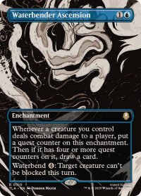 【ENG/TLA-BF/FOIL★】水のベンダーの位に至る/Waterbender Ascension [青] 『R』【ボーダーレス】