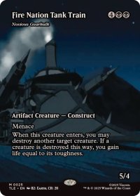 【ENG/TLE】害悪の機械巨人/Noxious Gearhulk [黒] 『M』【火の国の装甲列車】