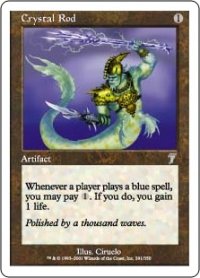【ENG/7ED/FOIL★】水晶のロッド/Crystal Rod
