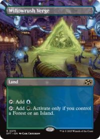【ENG/DFT-BF】ウィローラッシュの境界/Willowrush Verge [土地] 『R』【ボーダーレス】