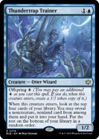 【ENG/BLB】稲妻罠の教練者/Thundertrap Trainer  [青] 『R』