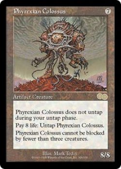 画像1: 【ENG/USG】ファイレクシアの巨像/Phyrexian Colossus