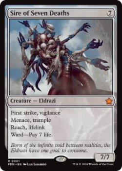 画像1: 【ENG/FDN】七つの死の種父/Sire of Seven Deaths  [無色] 『M』