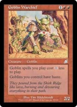 画像1: 【JPN/SCG】ゴブリンの戦長/Goblin Warchief【EX-】