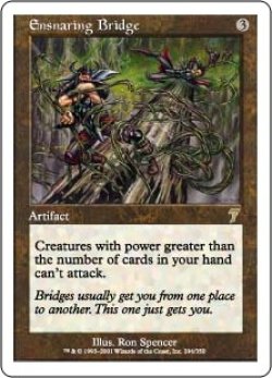 画像1: 【JPN/7ED】罠の橋/Ensnaring Bridge【VG】
