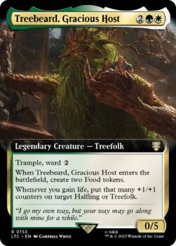 画像1: 【ENG/LTC】親切にもてなす者、木の鬚/Treebeard, Gracious Host【拡張アート】