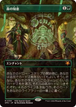 画像1: 【JPN/SPG/FOIL★】森の知恵/Sylvan Library [緑] 『M』
