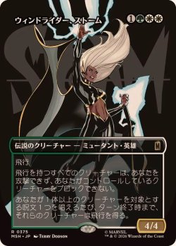 画像1: 【JPN/MSH-BF/FOIL★】ウィンドライダー、ストーム/Storm, Windrider［マルチ］『R』【ボーダーレス】