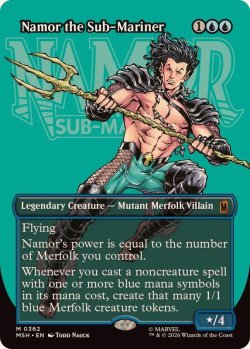 画像1: 【ENG/MSH-BF】サブマリナー、ネイモア/Namor the Sub-Mariner［青］『M』【ボーダーレス】