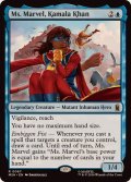 【ENG/MSH/FOIL★】ミズ・マーベル、カマラ・カーン/Ms. Marvel, Kamala Khan［青］『R』