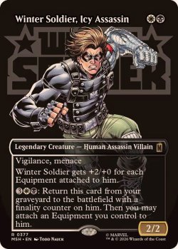 画像1: 【ENG/MSH-BF】冷徹な暗殺者、ウィンター・ソルジャー/Winter Soldier, Icy Assassin［マルチ］『R』【ボーダーレス】