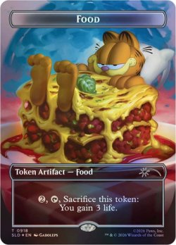 画像1: 【ENG/SLD/FOIL★】食物トークン/Food Token【ボーダーレス】