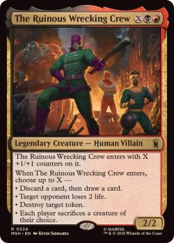 画像1: 【ENG/MSH/FOIL★】壊し屋、レッキング・クルー/The Ruinous Wrecking Crew［マルチ］『R』