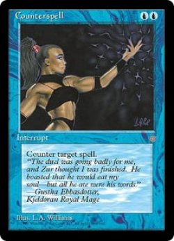 画像1: 【ENG/ICE】対抗呪文/Counterspell【EX-】
