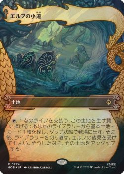 画像1: 【JPN/HOB-BF/サージ・FOIL★】エルフの小道/Elven Passage［土地］『R』『ボーダーレス』