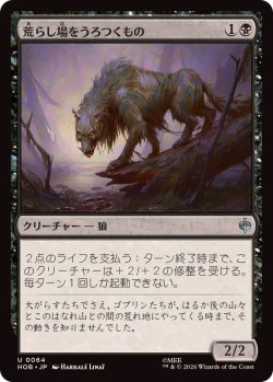 画像1: 【JPN/HOB】荒らし場をうろつくもの/Desolation Prowler［黒］『Ｕ』