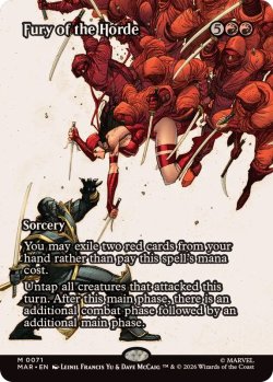 画像1: 【ENG/MAR】大群の怒り/Fury of the Horde［赤］『M』  