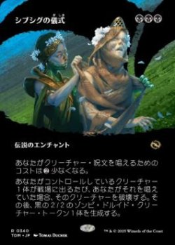 画像1: 【JPN/TDM-BF/FOIL★】シブシグの儀式/The Sibsig Ceremony [黒] 『R』 『ボーダーレス』