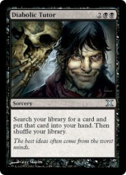 画像1: 【ENG/10ED】魔性の教示者/Diabolic Tutor