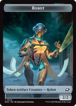 画像1: 【JPN/EOE/FOIL★】冷酷な船長、テゼレット+ロボットトークン/Tezzeret, Cruel Captain+Robot Token