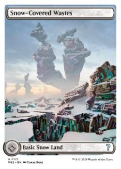 画像1: 【ENG/MB2】冠雪の荒地/Snow-Covered Wastes