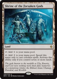 【ENG/BFZ】見捨てられた神々の神殿/Shrine of the Forsaken Gods 『R』