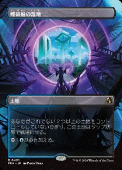 画像1: 【JPN/FRA/FOIL★】難破船の湿地/Shipwreck Marsh［土地］『R』　『ボーダーレス』  