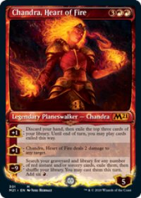 【ENG/M21-BF】炎の心、チャンドラ/Chandra, Heart of Fire 『赤』【ショーケース】