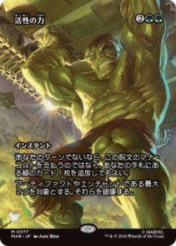 画像1: 【JPN/MAR】活性の力/Force of Vigor［緑］『M』  