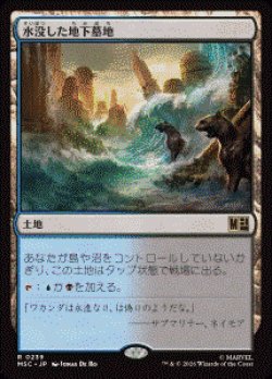 画像1: 【JPN/MSC】水没した地下墓地/Drowned Catacomb［土地］『R』  
