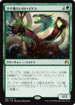 画像1: 【JPN/ORI/FOIL★】マナ喰らいのハイドラ/Managorger Hydra 『R』