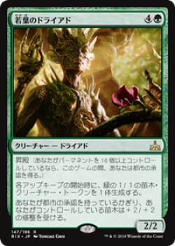 画像1: 【JPN/RIX/FOIL★】若葉のドライアド/Tendershoot Dryad 『R』 [緑]【プロモパック】